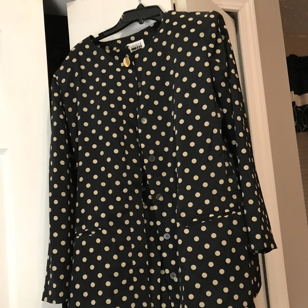 Vintage new2piece with pleated skirt